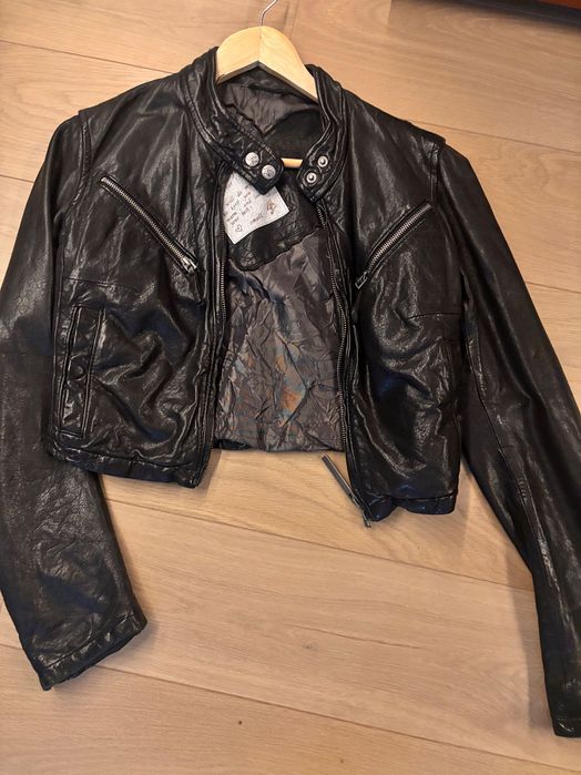 Късо яке от естествена кожа BSB