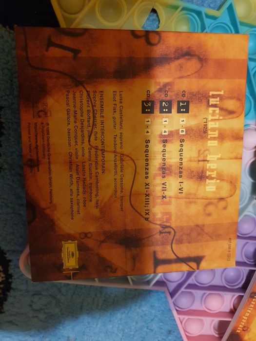 Set complet CD berio sequenzaa