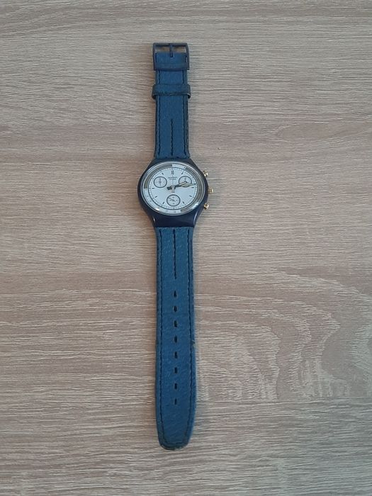 Ceas Swatch Chrono Vintage (Anii '89) - Complet Funcțional, 22 Jewels