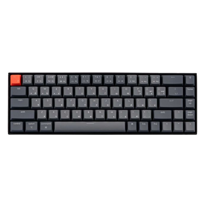 }Keychron K6 68Key Gateron Mechanical Keyboard White Blue/Red