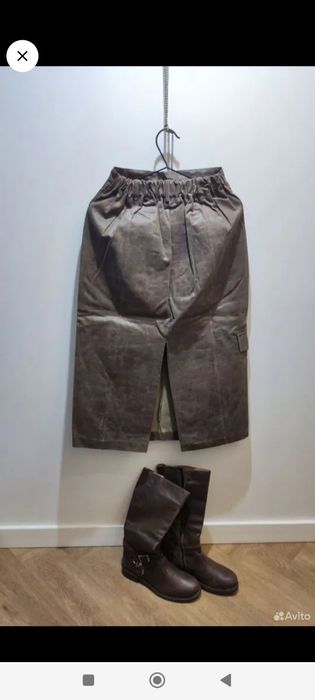 Юбка новая под кожу из Кореи