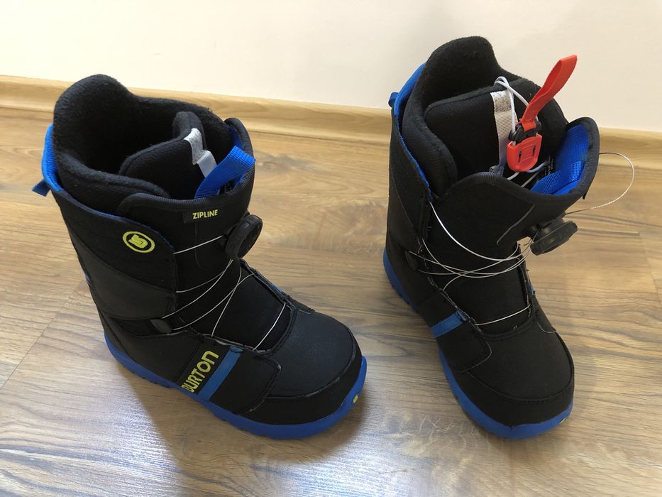Burton キッズ ZIPLINE BOA スノーボードブーツ 35 Burton キッズ ZIPLINE BOA スノーボードブーツ 35 Burton ジップ