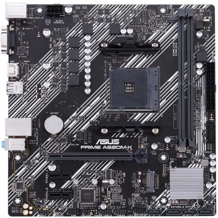 Placa de baza ASUS PRIME A520M-K , socket AM4