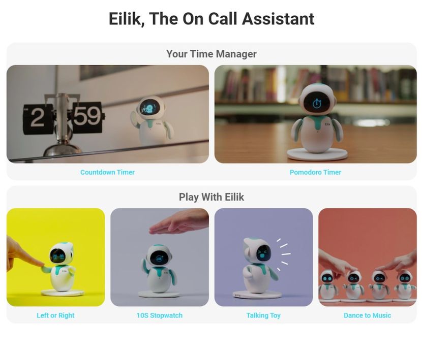 Robot cu inteligenta emotionala EILIK