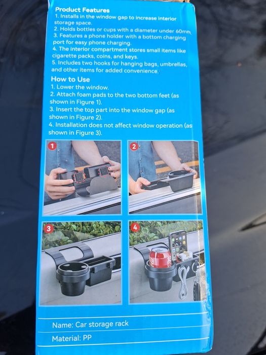 Suport  auto pahar+telefon NOI, Transport 5lei