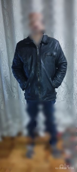 Куртка натуральная кожа, 50 размер,  б.у.