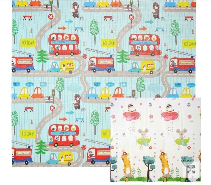 Детски двулицеви килимчета