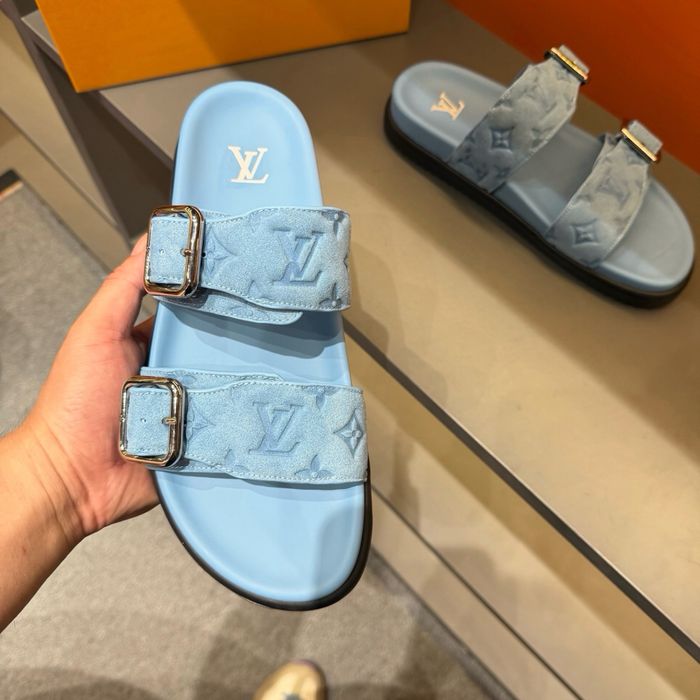Papuci barbat Louis Vuitton LV Slippers 2026 collection Premium !