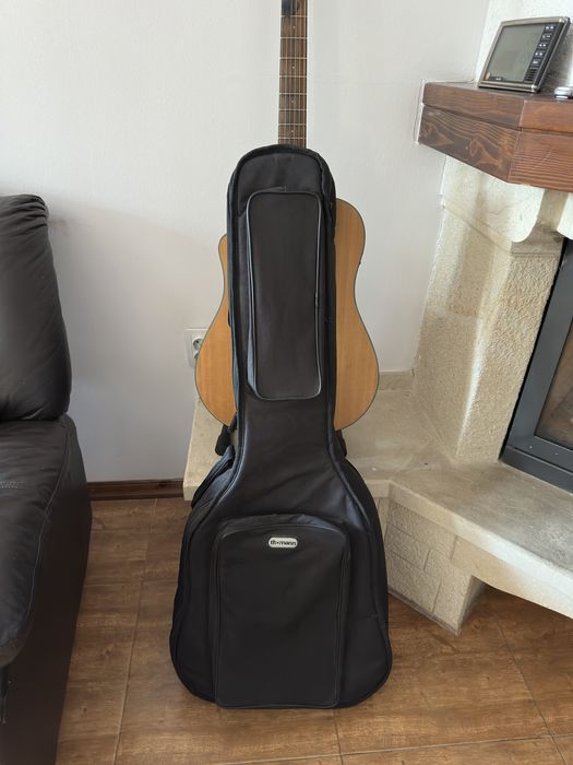 Електро-акустична китара за лява ръка Fender CD-100CE с калъф и стойка