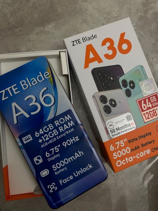 Новый телефон ZTE  A36