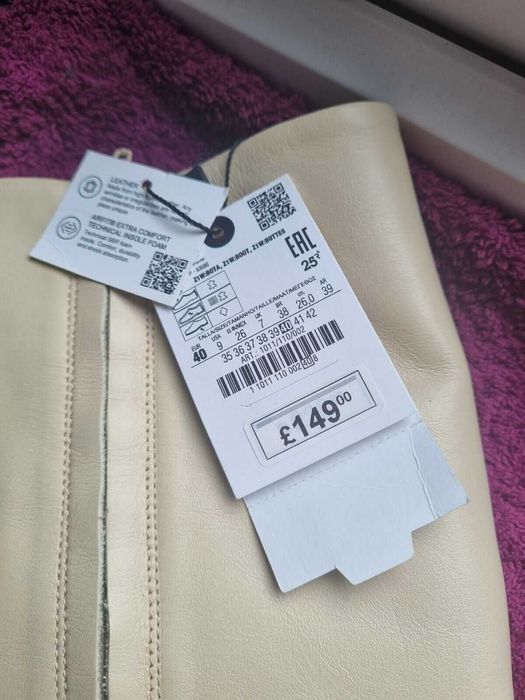 Zara cizme superbe piele naturala platforma toc patrat