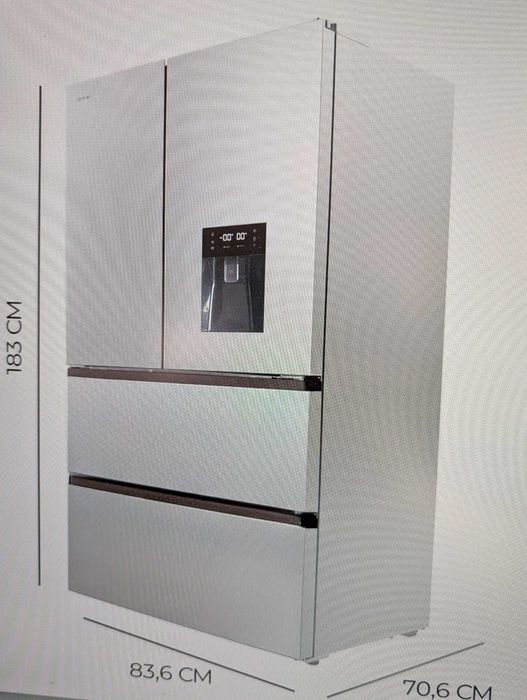 Frigider cu uși franceze Cecotec