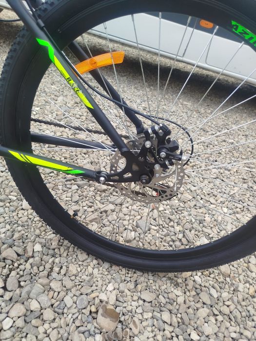 Bicicletă Full Suspension AZIMUT – Cadru Oțel, Suspensie Față-Spate, Frâne pe Disc, Stare Nouă