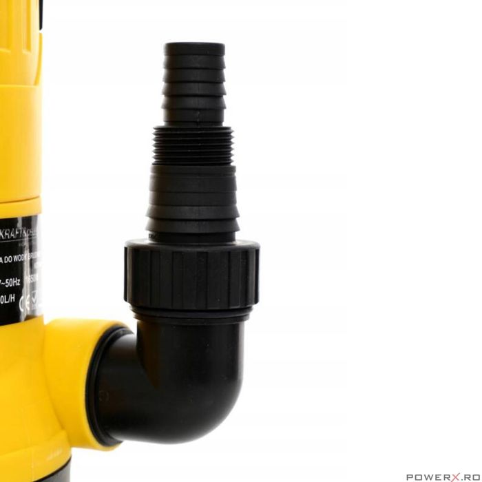 Pompa submersibila cu plutitor pentru apa murdara 1", 1650 W, Kraft