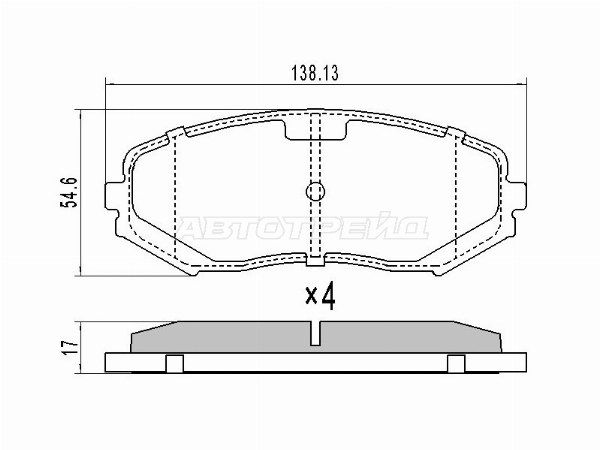 Колодки тормозные Suzuki Grand vitara