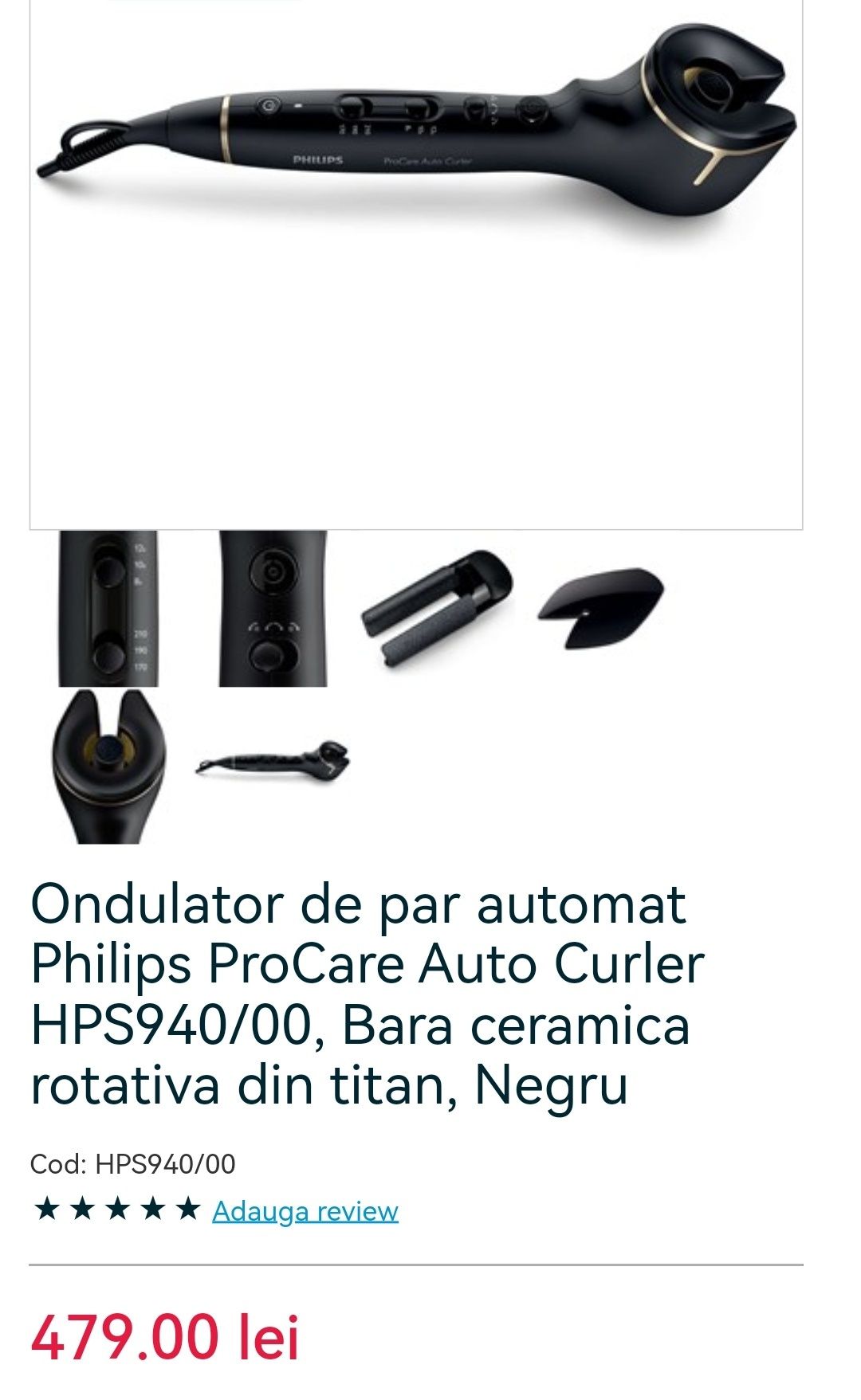 Mouthpiece range At dawn Ondulator complet automat Philips ProCare HPS940 nou Baciu • OLX.ro