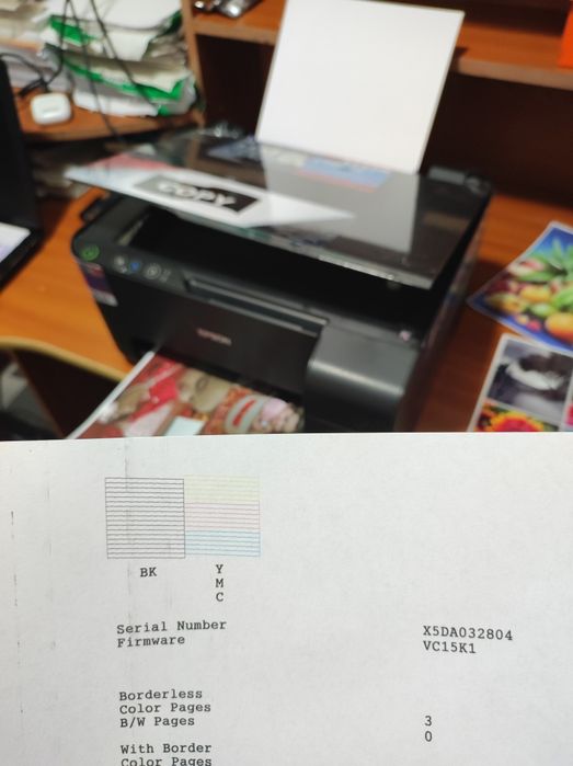 EPSON L 3100 rangli PROFESSIONAL KOPY_SKAN_ PRINT zaprafka tola tayyor