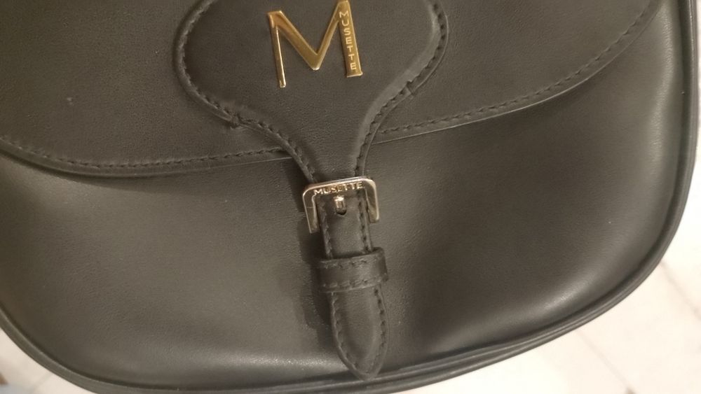 Geantă Musette piele naturala