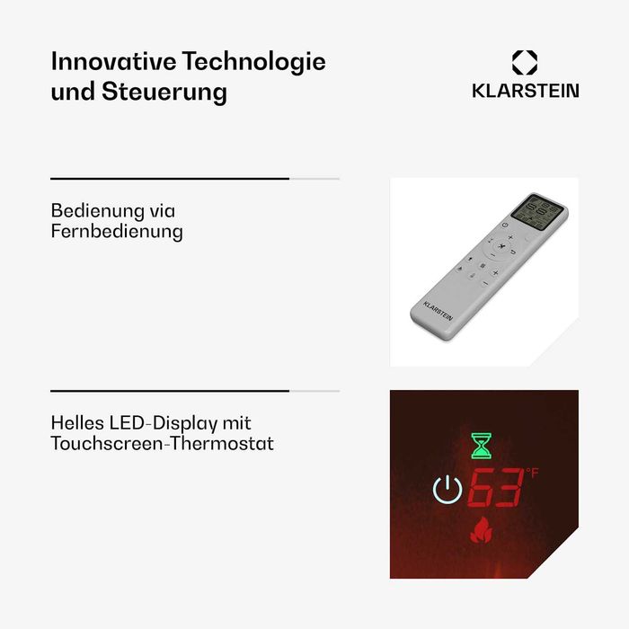 Интелигентна електрическа камина Galeras Smart | 127 x 47 x 13 cm