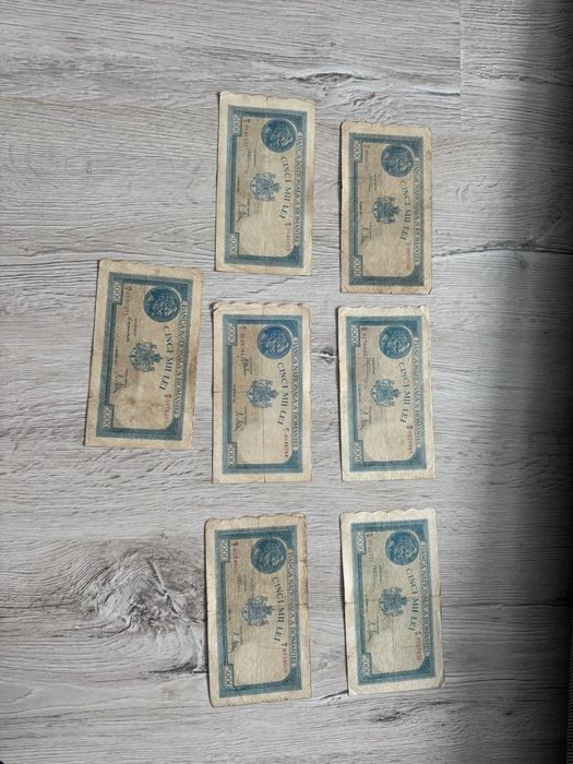 Bancnote vechi de colectie romanesti,staine si notgelt
