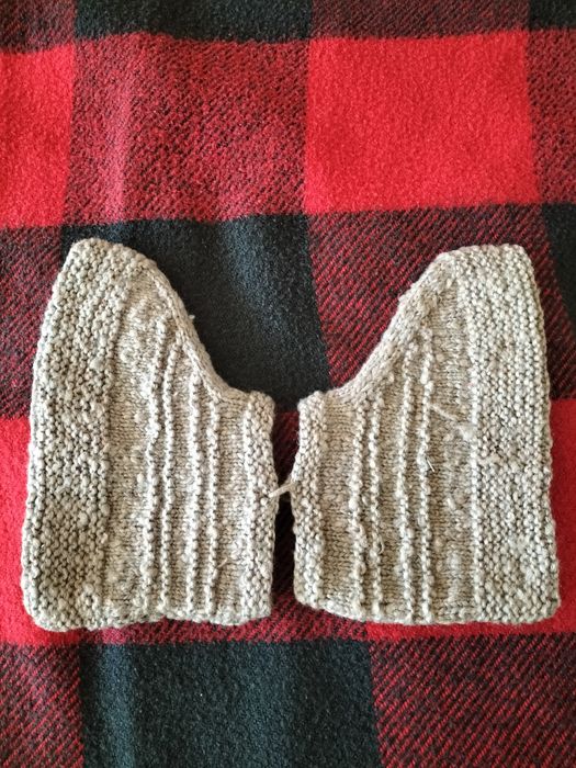 Ръчно плетени вълнени терлици