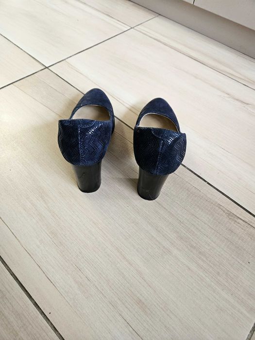 Сини елегантни обувки, размер 37