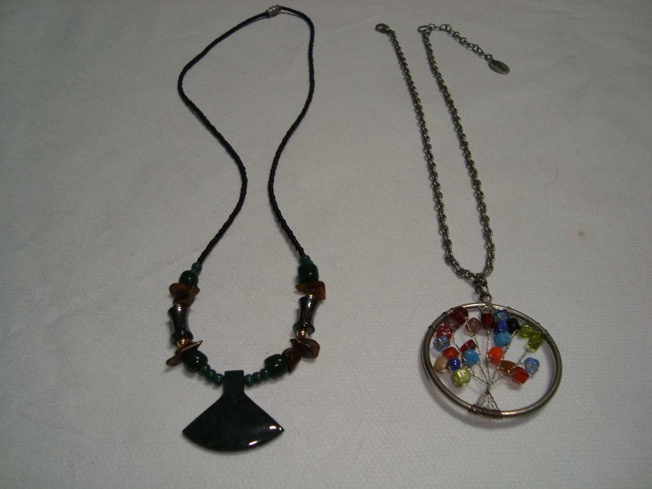 Две колиета- от естествени камъни и дървото на живота -САЩ