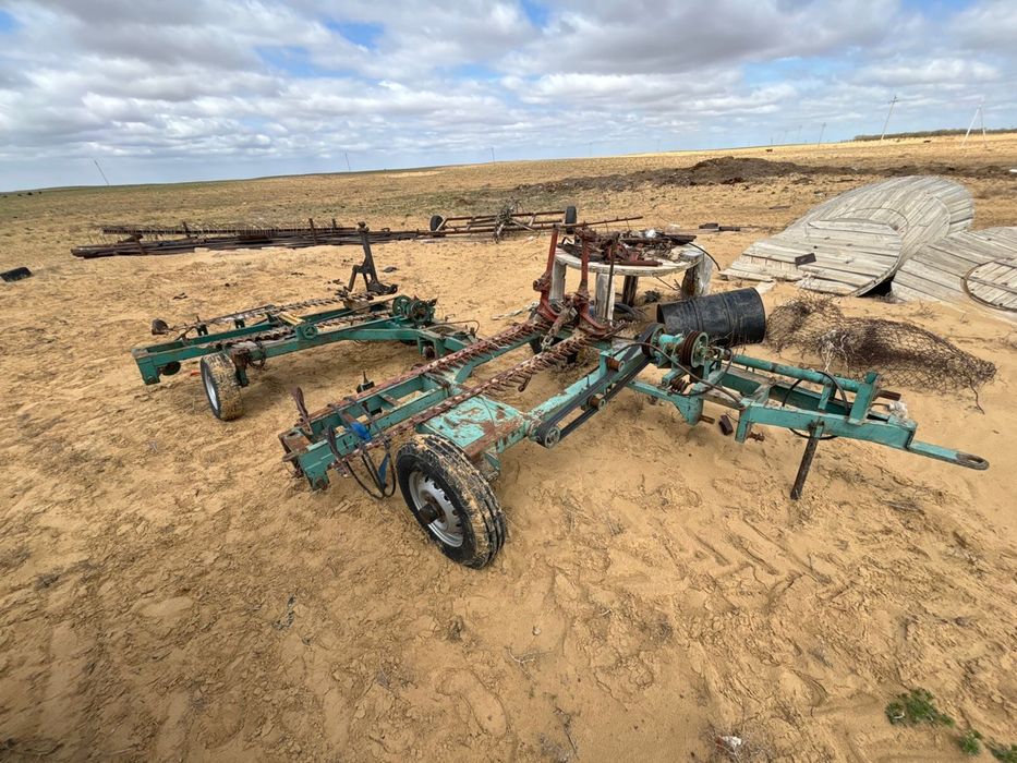 Косилка 2бруска Дафа на ходу