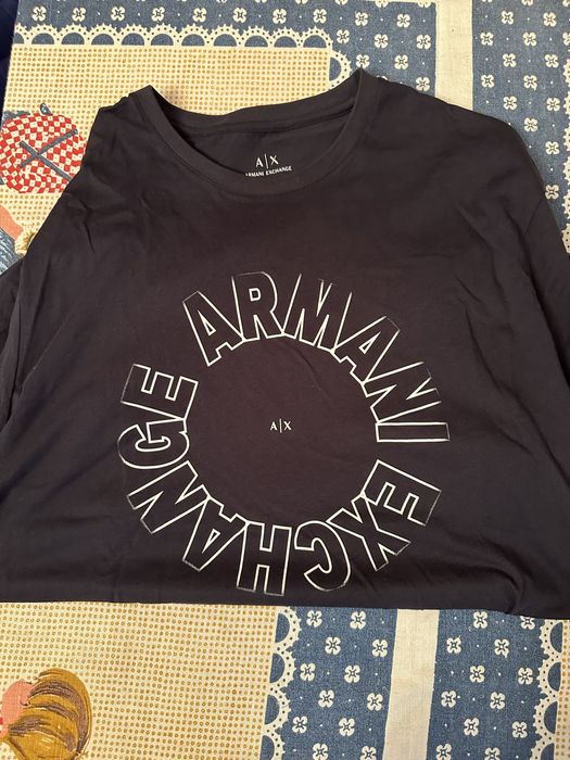 Tricou subtire din colecția Armani Exchange original