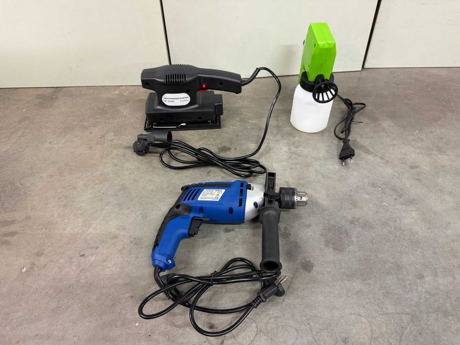 Ъглошлайф 125mm 1200W /Бормашина 500W /Виброшлайф 380W/Прободен трион  500W