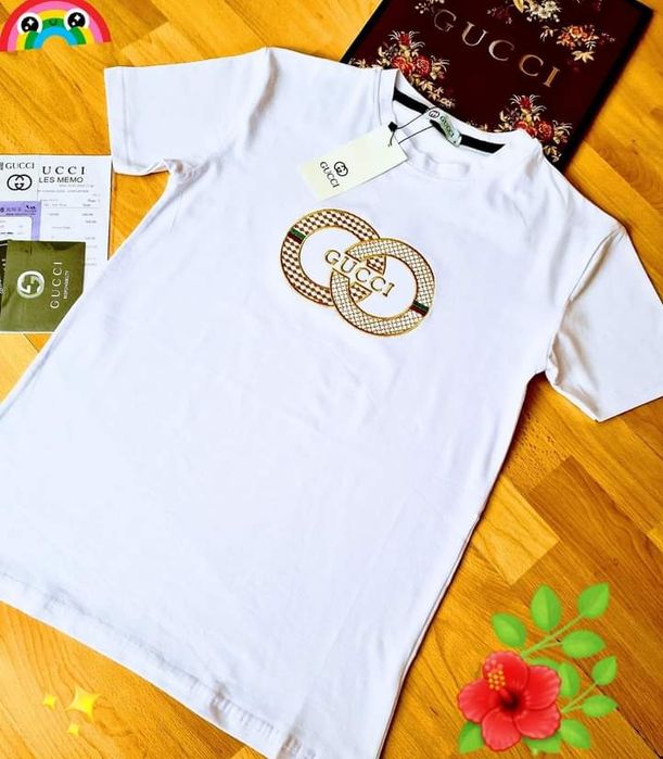 Tricouri unisex, logo brodat, marimi S M L XL