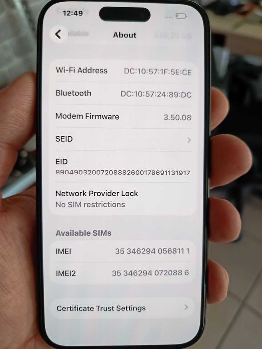 Iphone 15 pro 256 GB
