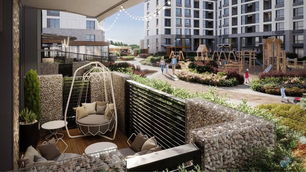 ЖК BOTANIKA SAROYI 3/3/14/74 м², черновая отделка