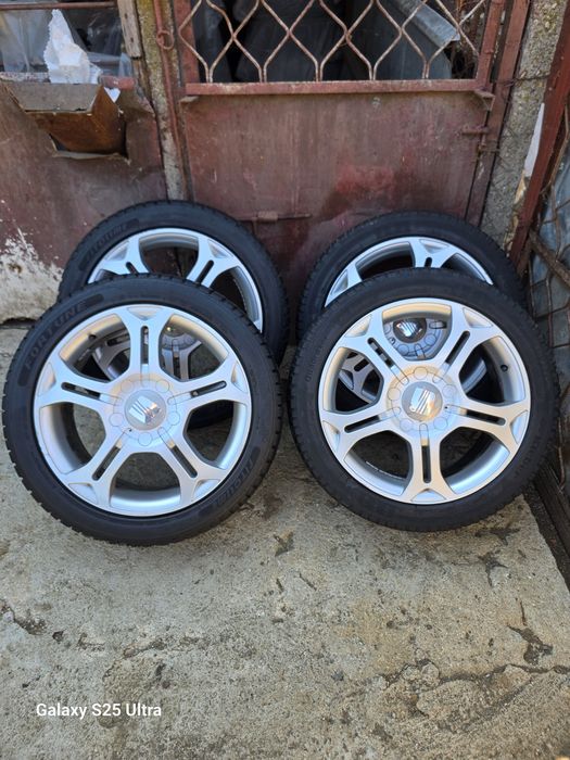 Джанти с  гуми 5×112/17 цола за vw sharan seat alhambra