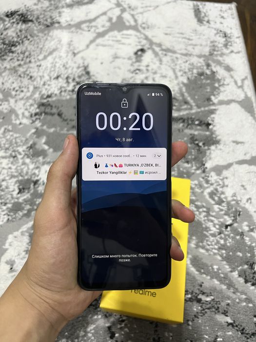 Realme c35 sotiladi 128 tali