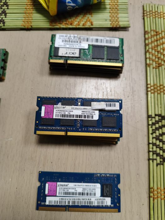 RAM РАМ памет за настолен компютър и за лаптоп ddr3 ddr2