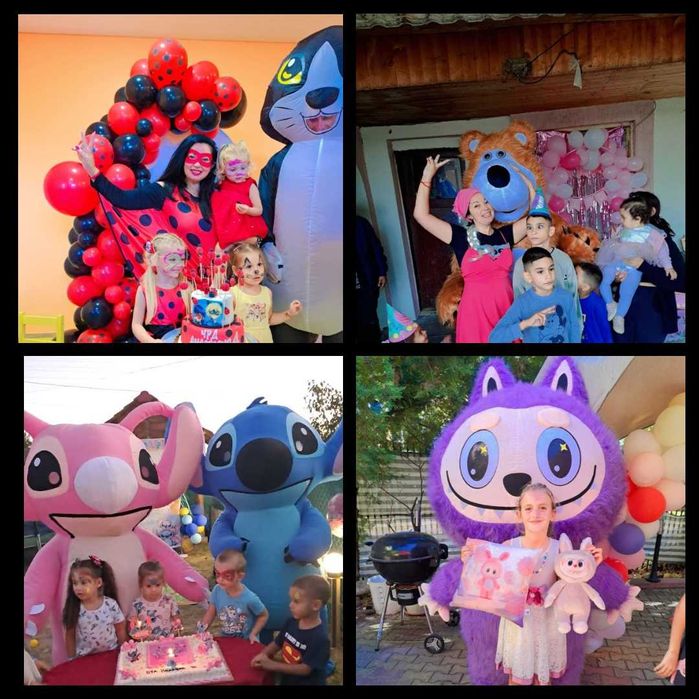 Аниматори , игри , парти , рожден ден , стич , мечка , панда , лабубу