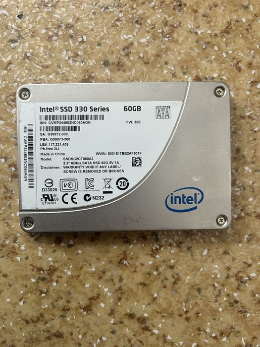 SSD Intel 60GB 99% viata