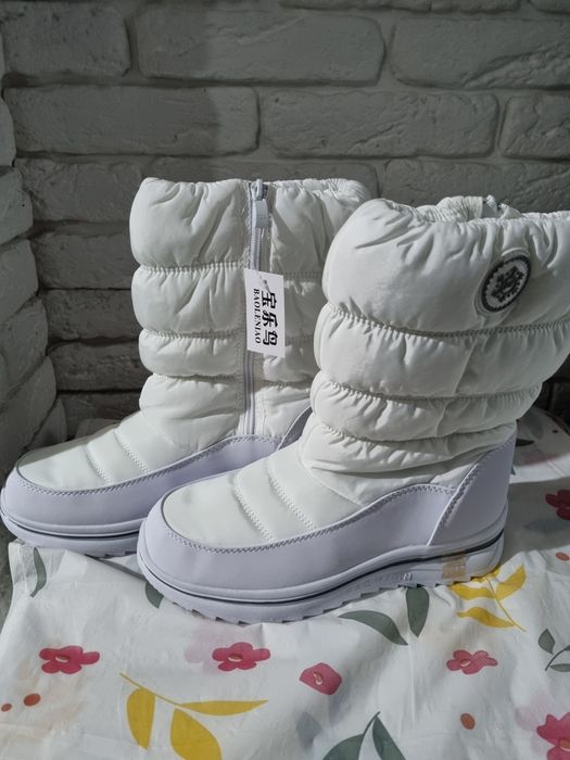 Белые сапоги 39-40