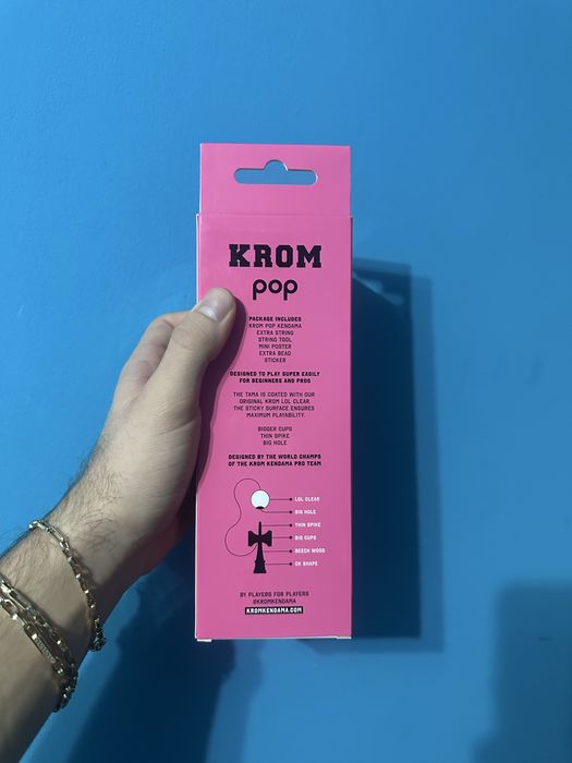Kendama krom pop nou