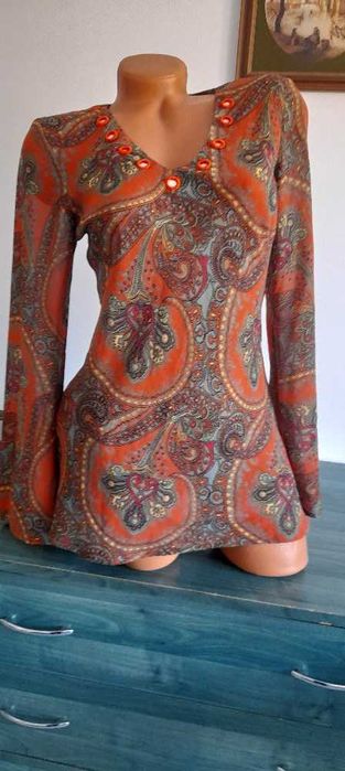 Rochie si bluza dama din matase marimea S/36