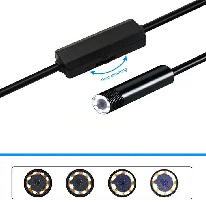 Эндоскоп для мотора, 3,5 метра, IP67