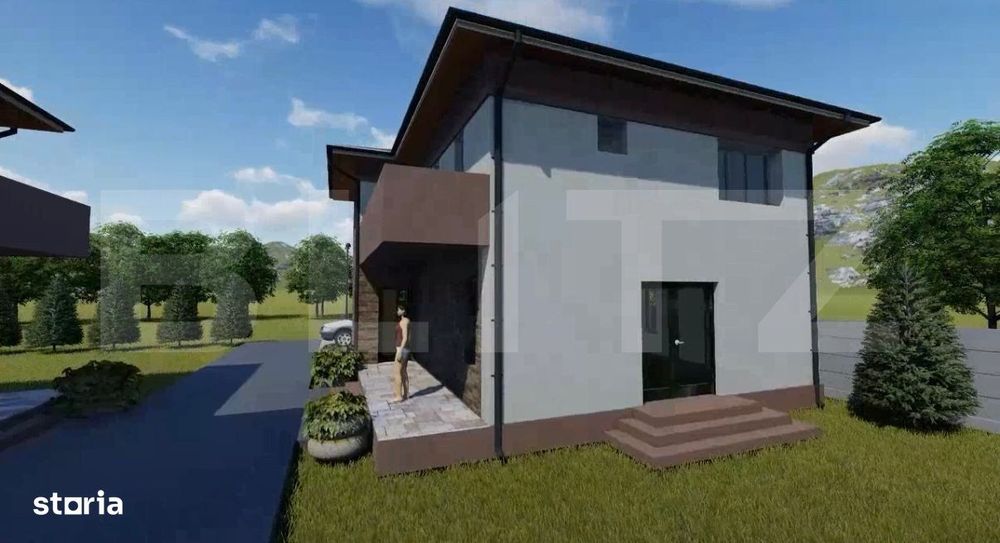 Casa P+1 la rosu, 4 camere, 135 mp, zona Dumbrava
