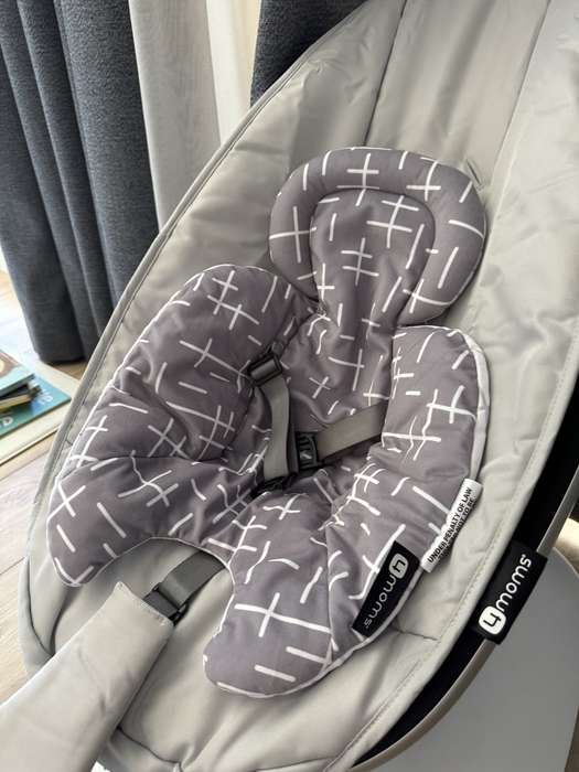 Бебешка люлка 4moms mamaRoo 5 Grey + Възглавничка за новородено