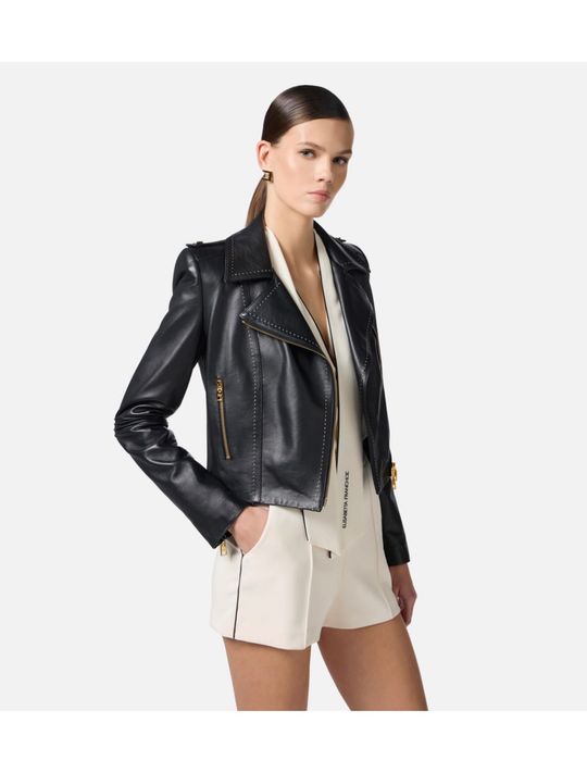 Geaca de piele Elisabetta Franchi