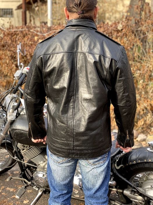 Куртка кожаная. Мужская