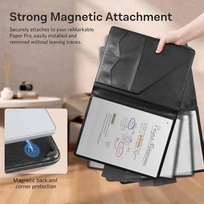 Кожен калъф Cobak Premium за Remarkable Paper Pro 11.8" (2024)