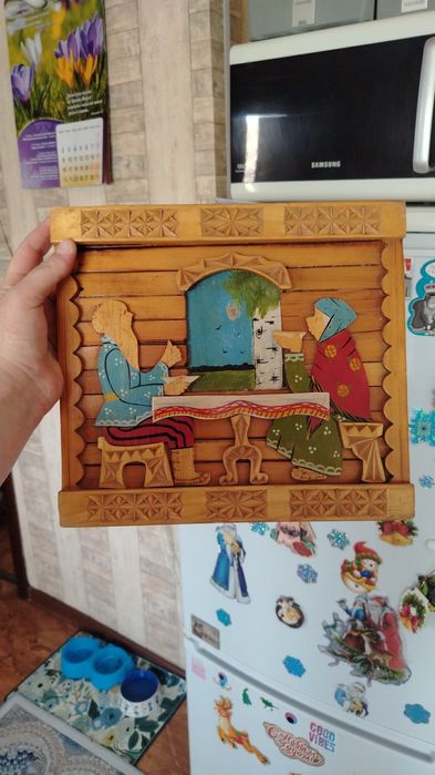 Картина СССР ручьная работа