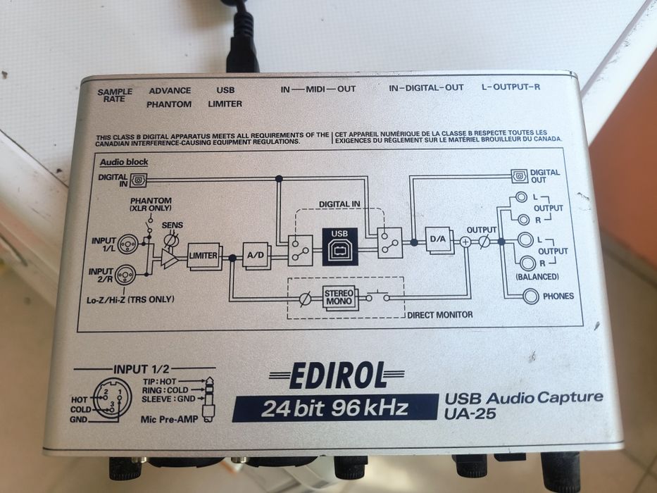 Dac  edirol ua 25 Roland