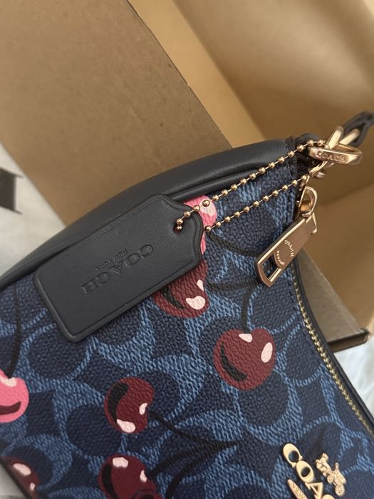 Geanta Coach Cherry Blue